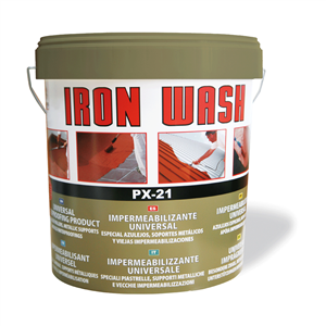 Su tutti i supporti: Iron Wash può essere applicato sopra qualsiasi tipo di fondo sia ssorbente che non assorbente. Permeabile al vapore acqueo  Certificato per amianto: Il prodotto è certificato per l’incapsulamento di Amianto/Cemento S/UNI 10686